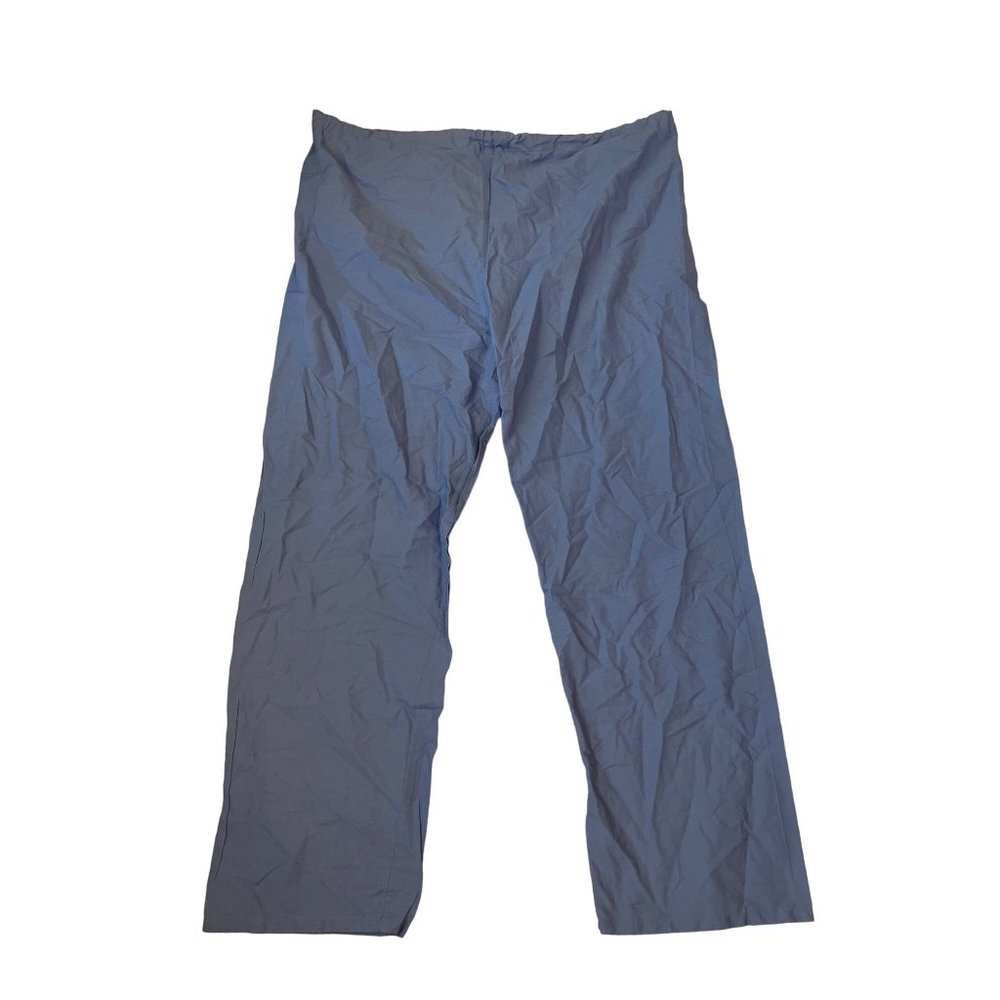 Medline Encore Blue Nurse Scrubs Workwear Pants High Rise Women's Size XL Drawst